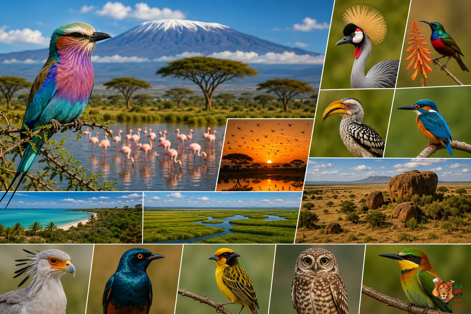 Custom Kenya Safari: 2026 Tailor-Made Trips & Prices 19 Ultimate Kenya Birdwatching Safari Guide: 300+ Species & Best Locations 2026